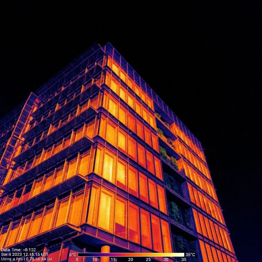 Thermal view of Sustentia Office Building